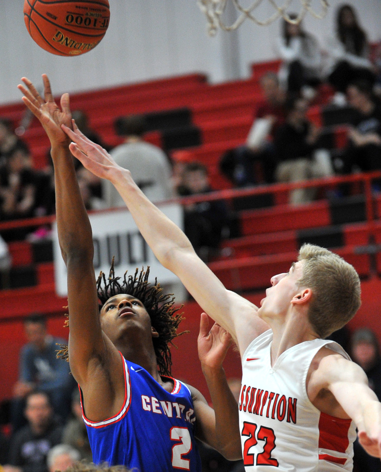 Davenport Central at Assumption boys basketball